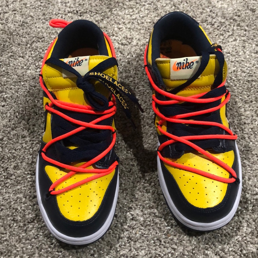 Off white nike sneakers